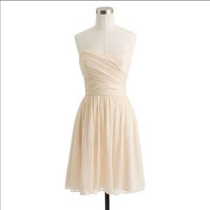 J.Crew Arabella Strapless Dress in Dusty Rose